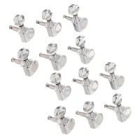 12Pcs 6R Guitar Tuning Pegs Tuners Machine Heads for Fender Replacement