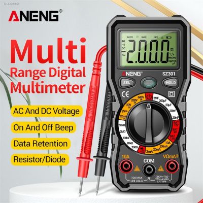 ♂☸ ANENG SZ301 Professional Digital Multimeter Test Leads AC/DC Votage Current Automatic Tester Ammeter Capacitance Meter Tools