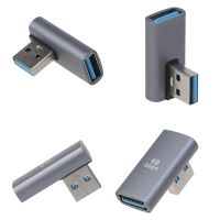 90 Degree USB to USB Adapter Right Angle USB 3.0 Male to USB Female for Laptop