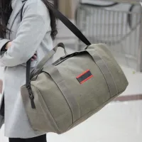 One More Bag กระเป๋าใส่เสื้อผ้า กระเป๋ าเดินทาง กระเป๋าเดินทางสะพาย ผ้าใบ กระเป๋าถือขนาดใหญ่ความจุเสื้อผ้า WEEKEND กระเป๋าแบบพกพา