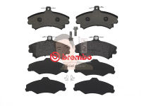 P54 022B ผ้าเบรก-F-แท้ BREMBO รุ่น Black : VOLVO S40/V40 2.0 ปี95-&amp;gt; " เครอป อะไหล่ยนต์"