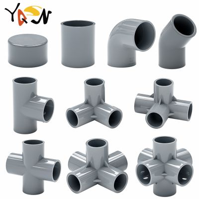 20/25/32mm Pipe Fittings 3/4/5/6 Ways Straight Elbow Tee Connectors Plastic Joint Tube Coupler