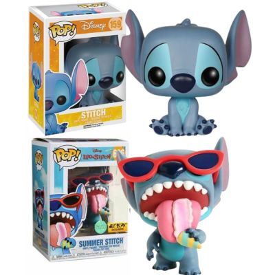 ฤดูร้อนฟันโกะป็อบตะเข็บ636 # Elvis Stitch 127 # Stitch 159 # ของเล่นฟิกเกอร์ PVC ไวนิล