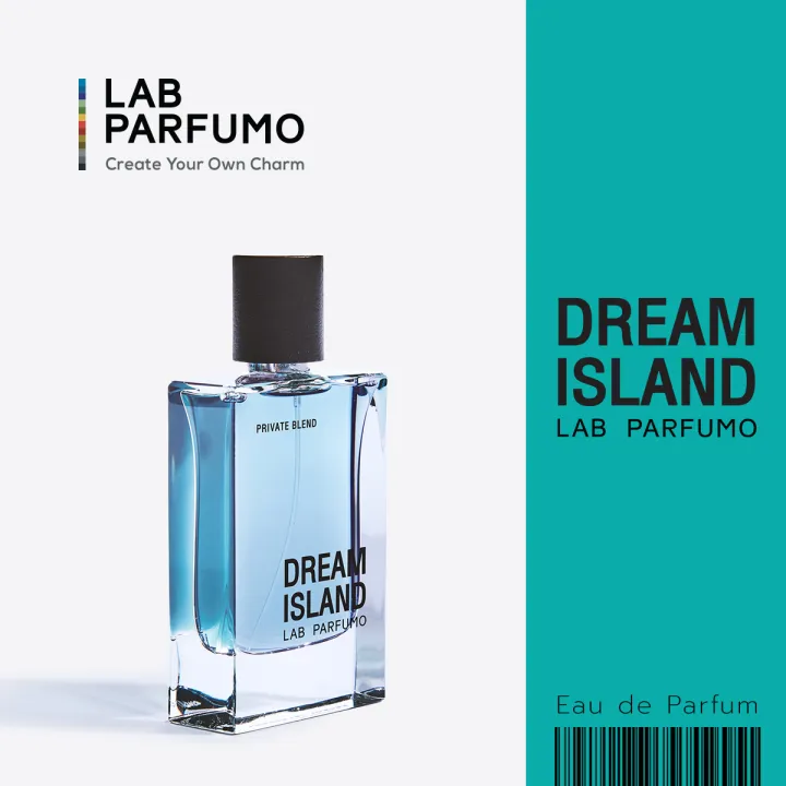 LAB Parfumo, Dream Island น้ำหอมสำหรับผู้ชายและผู้หญิง (ขนาด 50 ml.) สดชื่น  สปอร์ต เท่ห์อย่างมีคลาส 