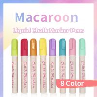 [HOT BYIIIXWKLOLJ 628]ปากกาชอล์ก8สี6มม. ปากกาเรืองแสงปากกาไฮไลท์ลบได้สำหรับไวท์บอร์ดกราฟฟิตีกระดานโฆษณา