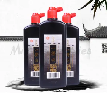 Chinese Calligraphy Ink Red, Liquid Vermilion Ink