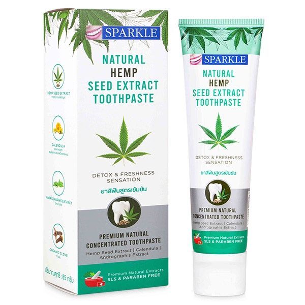 sparkle-natural-hemp-seed-extract-toothpaste-ขนาด-85-กรัม-สปาร์คเคิล-เนเชอรัล-เฮมพ์-ซีด-เอ็กซ์แทรค-ทูธเพสท์