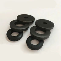 15PCS รอบปะเก็น 1mm-3mm Thicken Screw Washer Flat Pad ปะเก็นสีดำ M4 M5-Zkeir