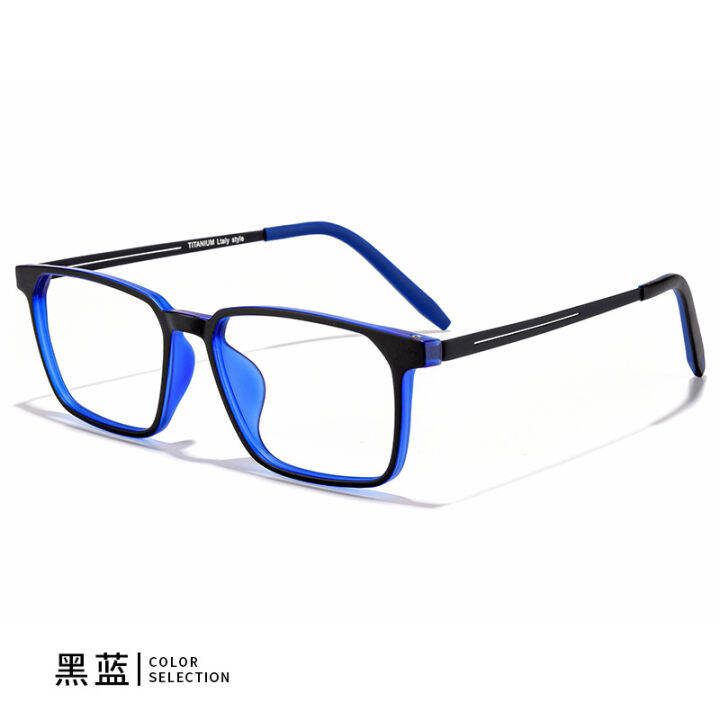 ใหม่-titanium-square-men-คลาสสิกธุรกิจแว่นตากรอบ-designer-สายตาสั้นแว่นตาผู้หญิง-prescription-ultra-light-แว่นตา