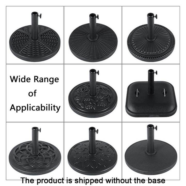 2-sets-outdoor-patio-umbrella-base-stand-replacement-parts-umbrella-base-bracket-hole-ring-plug-cover-and-cap