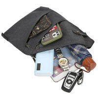 ผู้ชายกระเป๋าเดินทางธุรกิจ Burglarproof ไหล่กระเป๋าเก็บกระเป๋ากันน้ำ Travel Personal Pocket Cross Body Pack Pauch