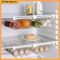 SHIRUI Under-shelf ตัวจัดระเบียบตู้เย็น เอบีเอสเอบีเอส โปร่งใสโปร่งใส กล่องลิ้นชักตู้เย็น มีประโยชน์และดี รักษาความสดใหม่ ชั้นเก็บของในตู้เย็น ผลไม้สำหรับผลไม้