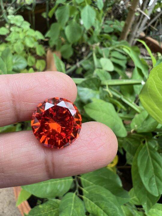 cz-คิวบิกเซอร์โคเนีย-เพชรรัสเซีย-cubic-zirconia-รูป-ทรงกลม-สีส้ม-orange-cz-american-diamond-stone-round-shape-5-00-mm-1-pcs-เม็ด