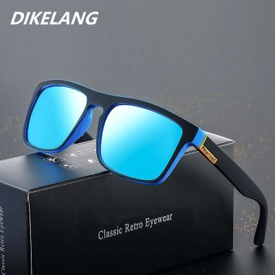 Fashion Square Vintage Polarized Sunglasses Men Women Retro Driving Fishing Luxury Brand Designer Sun Glasses UV400 Eyewear Cycling Sunglasses