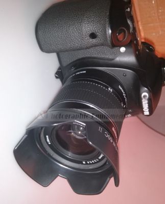 EW-60C หมวกกล้อง II สำหรับ Canon EOS 70D 80D 600D 800D 700D 1100D 1000D กับ EF-S 18-55มม. F/3.5-5.6 58แผ่นกรอง Mm ตกแต่ง