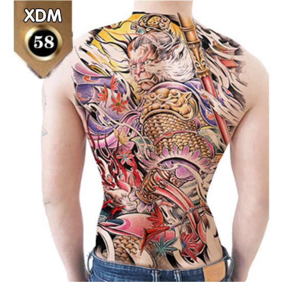 Hình Xăm Dán Kín Lưng Ngộ Không XDM058 Leo Shop