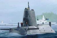 [แบบจำลองหน้ากากลายพรางสำหรับเล่นเพนต์บอล] HOBBYBOSS 83509 1/350 HMS Astute เรือดำน้ำ