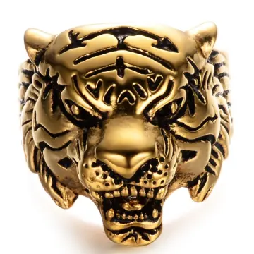 Tiger Ring in 24k Gold | Aureus Boutique