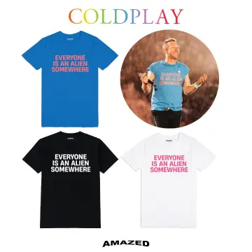 Coldplay Everyone Is An Alien Somewhere - Blue Tee