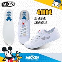 ADDA รองเท้านักเรียน เด็กผู้หญิง สีขาว ลายMickey รุ่น 41H04BW มิกกี้(ไซส์ 31-40)