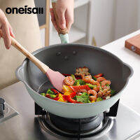 Oneisall Non-Stick Deep Fry PAN ความจุขนาดใหญ่กระทะทอดเคลือบ Non-Stick เหมาะสำหรับเตาทุกประเภท