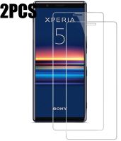 J8270 2ชิ้น Sony Xperia กระจกนิรภัยสำหรับ5ปกป้องหน้าจอ J8210ฟิล์มป้องกัน J9210