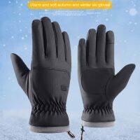 ◄✻ Winter Gloves Windproof Touch Screen Winter Gloves Waterproof Full Finger Mitten for Outdoor Sports Running Motorcycle Ski