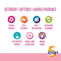 Daia Smart Liquid Detergent All-In Softergent Sakura Bloom 1.7kg