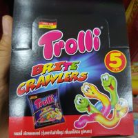 ❤ลดเฉพาะวันนี้❤ (Worm jelly) Jelly Cola Jelly Worm Jelly Dinosaur Trolli Packing 12 Bags Trolly Gummy เยลลี่โค เยลลี่ตัว เยลลี่ไดโนเ์ trolli บรรจุ 12 ถุง ทรอลลี่ กัมมี่JR6.3736!!ลดกระหน่ำ!!