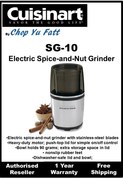 Cuisinart Stainless Steel Spice And Nut Grinder - SG-10
