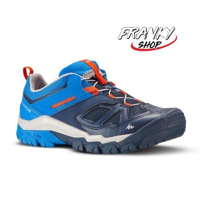 [พร้อมส่ง] รองเท้าสำหรับใส่เดินป่าบนภูเขา Boys Low Mountain Walking Lace-Up Shoes Crossrock Blue 3-5.5