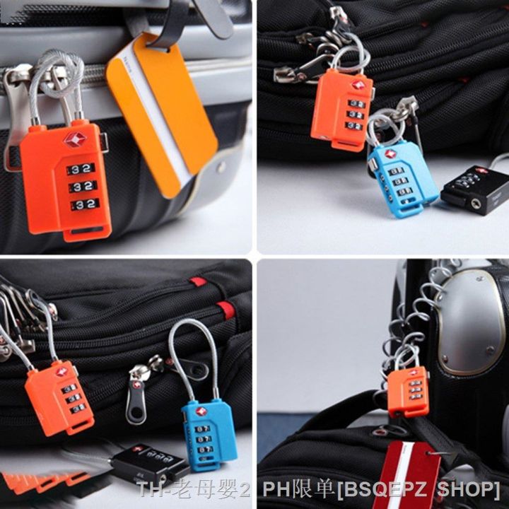 cc-3-digit-password-lock-wire-security-suitcase-luggage-coded-cupboard-cabinet-locker-padlock