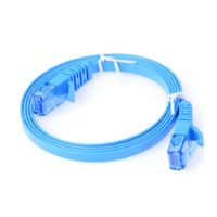 CAT6 UTP Cable 3m. LINK (US-5143-8) Light Blue (สายแบน)