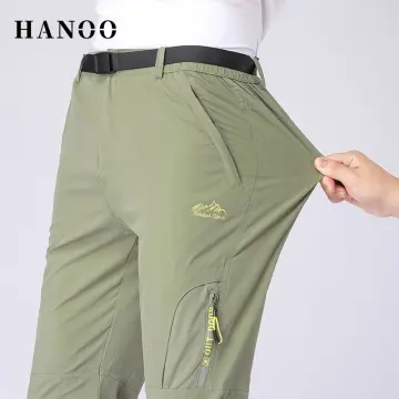 Men's Cargo Hiking Pants Quick Dry Lightweight Stretch Waterproof Fishing  Pants With Pockets
