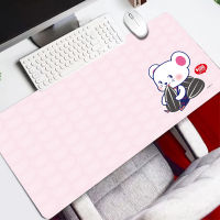 Cartoon Anime Mouse Pad Art Table Mats Office Carpet Desk Pad Mouse Mat Black Big Gaming Mousepads Rubber Mat for Computer Table