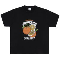 [ADLV] 100% authentic UNISEX Over fit T-SHIRT (graphic - EUPHORIA SUNLIGHT FRUIT)