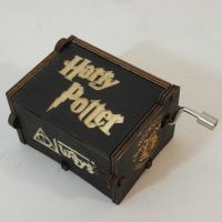 Hand-cranked Wooden Music Box Harry Potter DIY Black Game of Thrones Music Box Childrens Birthday Gift Box toy