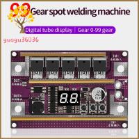 GUOGU บอร์ดคอนโทรลเชื่อมจุดนิกเกิลแบบปรับได้0.05-0.2มม. 99เกียร์ของตกแต่งงานปาร์ตี้เชื่อมแบบจุดสำหรับเชื่อมแบตเตอรี่18650