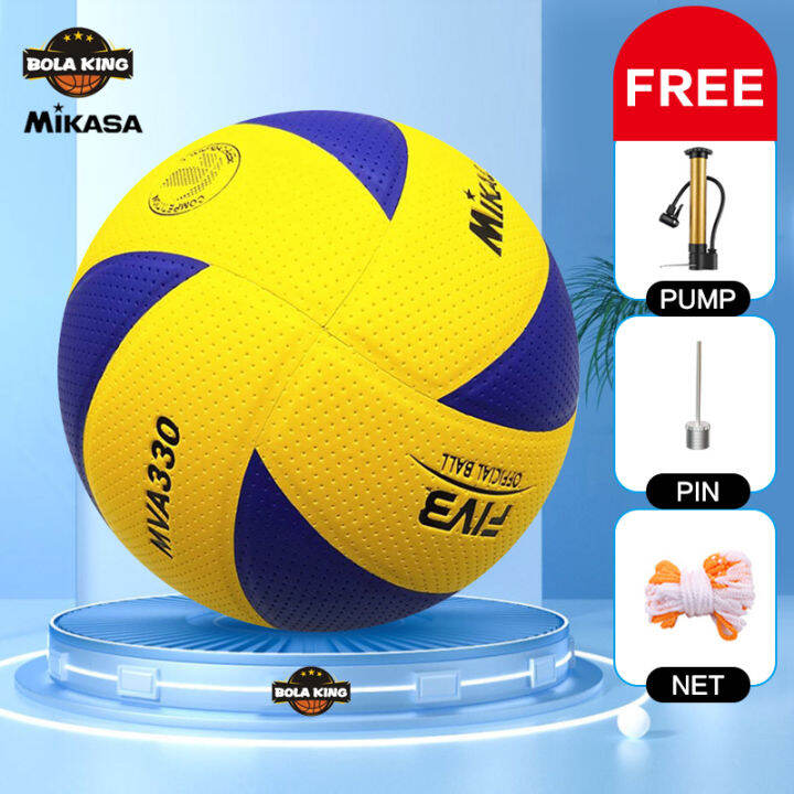 Mikasa MVA330 Volleyball Official Size 5 Standard Weight OFFICIAL GAME BALL FIVB Approved
