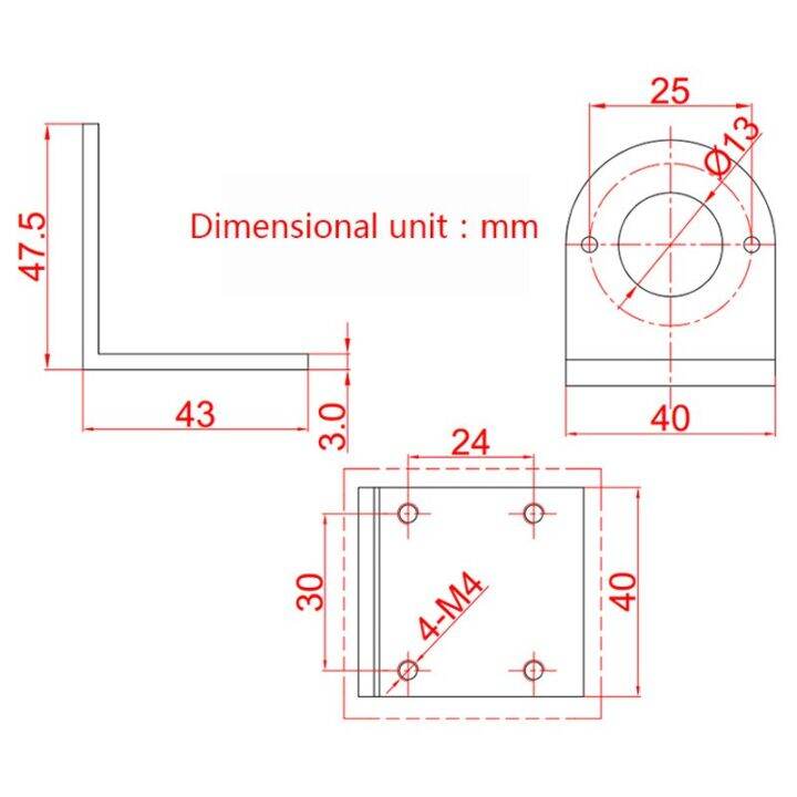 555-motor-bracket-550-545-555-dc-motor-black-l-shape-aluminum-alloy-fixed-support-mounting-bracket-38zytd-bracket-wall-stickers-decals