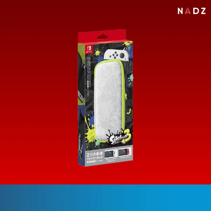 Nintendo Switch Carrying Case & Screen Protector Splatoon 3 Edition