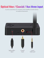 DC 5V Wireless audio bluetooth 5.0 transmitter adapter 3.5mm coaxial optical fiber Input For PC earphone headset