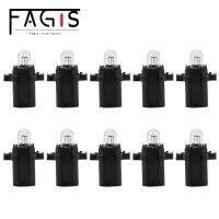 (Premium car) Fagis 10 Pcs B8.3D B8.3 12V 1.2W 24V 1.2วัตต์หลอดไฟฮาโลเจนรถแผงวัดความเร็ว Dash Auto Dashboard แผงไฟ