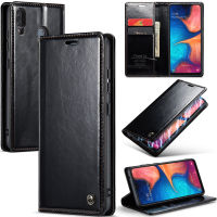 Galaxy A30 Case, WindCase PU Leather Cover Magnetic Closure Flip Wallet Card Slots Stand Case for Samsung Galaxy A20／A30／M10S