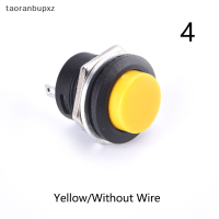 taoranbupxz 16มม. 12V-24V ปุ่มไฟ LED รถยนต์กันน้ำสวิตช์เปิด/ปิดชั่วขณะโลหะ