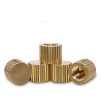 5-10pcs/lot  M2 M2.5 M3 M4 m5 m6 m8 stainless steel brass blind small head knurled thumb nut hand tighten nut Nails  Screws Fasteners