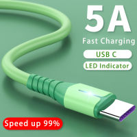 5A Fast CHARGING Type C สายสำหรับ Samsung Xiaomi Realme OPPO VIVO Charger สาย USB C อุปกรณ์เสริมโทรศัพท์มือถือ 3A สาย Micro-JHU STORE