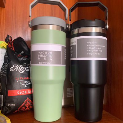 1Pc 600Ml 900Ml Coffee Cup Thermos Bottle Stainless Steel Double-Layer Insulation Cold And Hot Car Travel Mug Vacuum FlaskTH