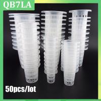 50Pcs Plant Grow Pots Net Nursery Cup Hydroponic Colonization Mesh Basket Holder Aeroponic Vegetable Planting Soilless QB7LA Shop