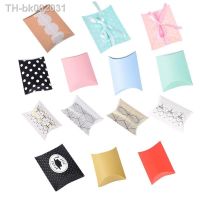 ▫♠ 10/20/30Pcs Pillow Wedding Party Favor Paper DIY Gift Box Candy Boxes Supply Accessories Favour Kraft Paper Gift Boxes